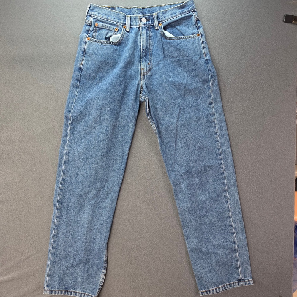 Levis 550 Relaxed Fit Jeans Mens 32x32 Blue Denim Straight Leg 00550-4891